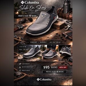 Slide on shoes